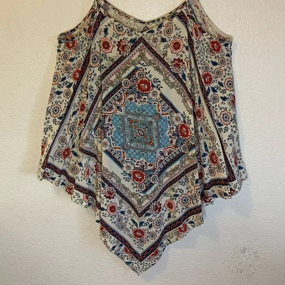 New Look strap top handkerchief style size8 ptp 20 - Picture 2 of 5